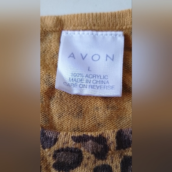 Leopard and floral print cardigan - Picture 4 of 4